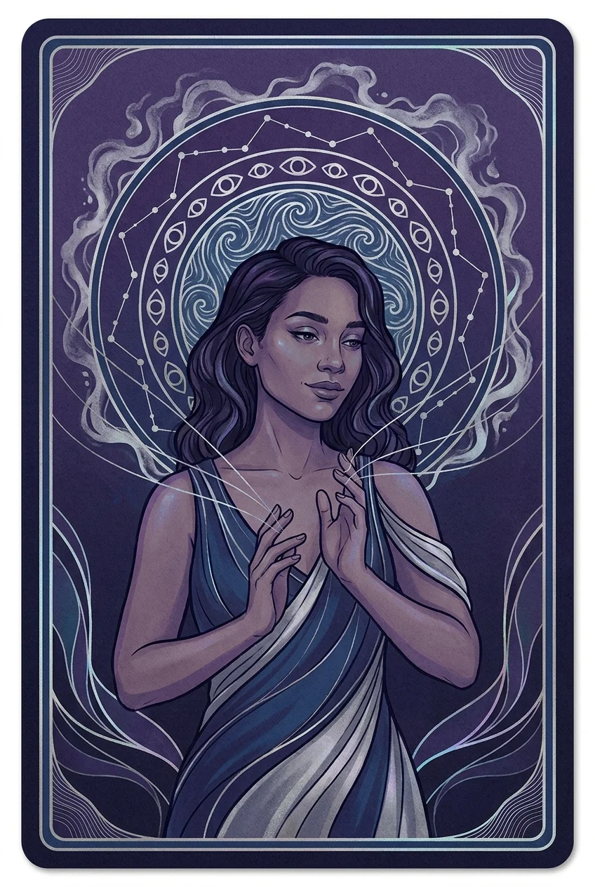 The Oracle — Prime Portrait card
