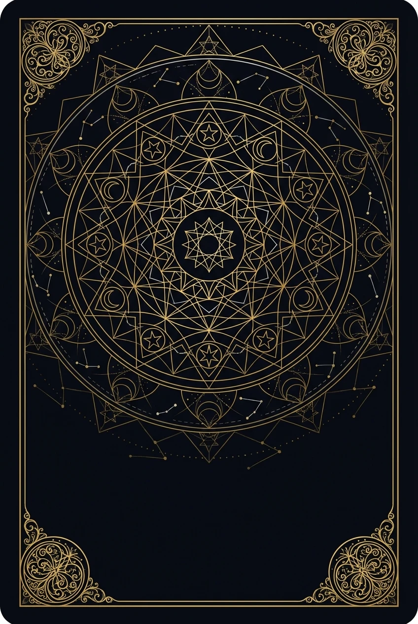 Tarot card back