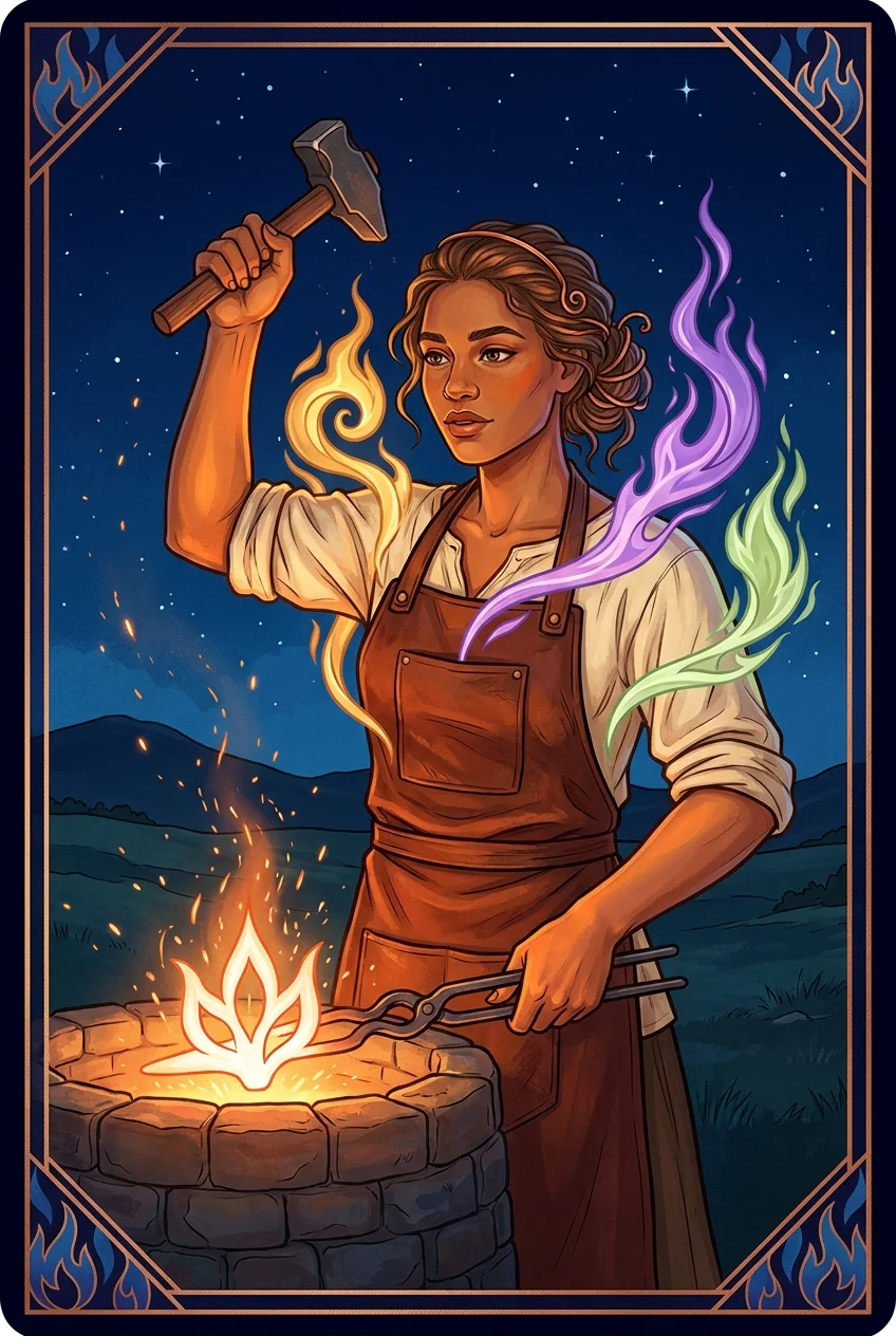 The Brigid goddess card