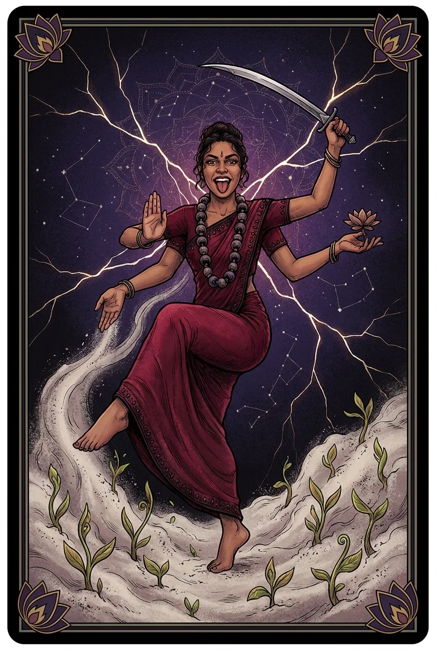 The Kali goddess card