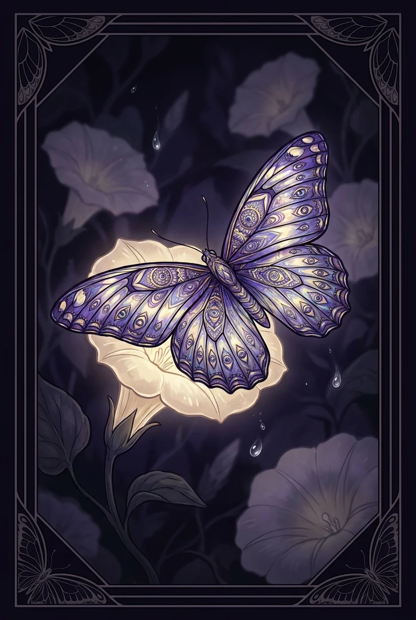 Butterfly spirit animal card