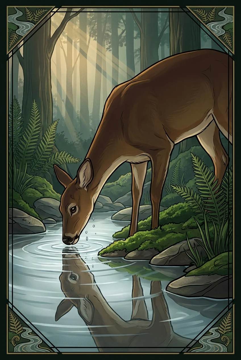Doe spirit animal card