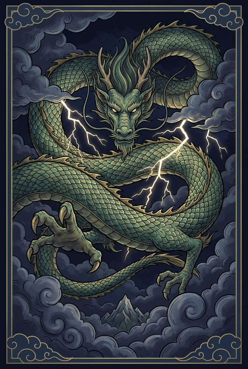 Dragon spirit animal card