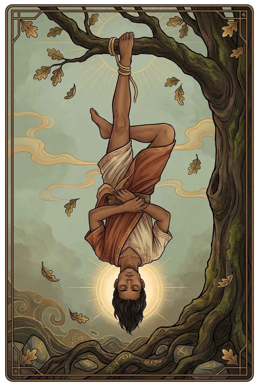 The Hanged Man tarot card