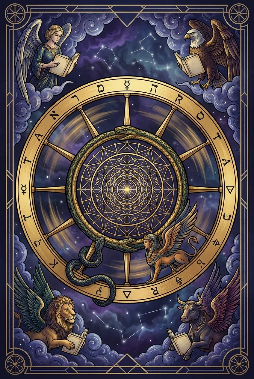 Wheel of Fortune tarot card